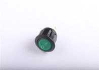 Interruptor de eje de balancín ligero verde del LED pequeño con vida eléctrica de 10000 ciclos