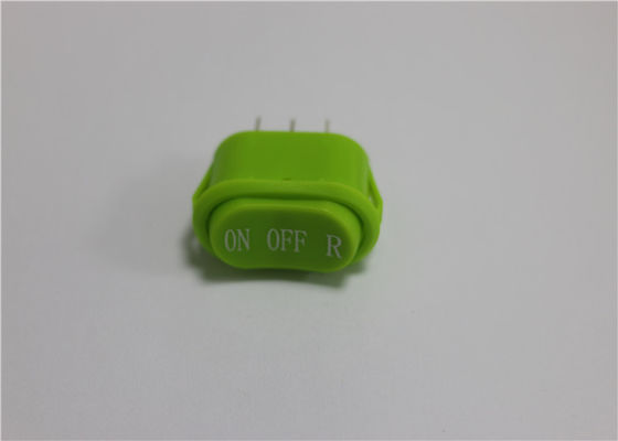 El óvalo formó el mini interruptor de eje de balancín impermeable, interruptor de eje de balancín verde 10a 250v