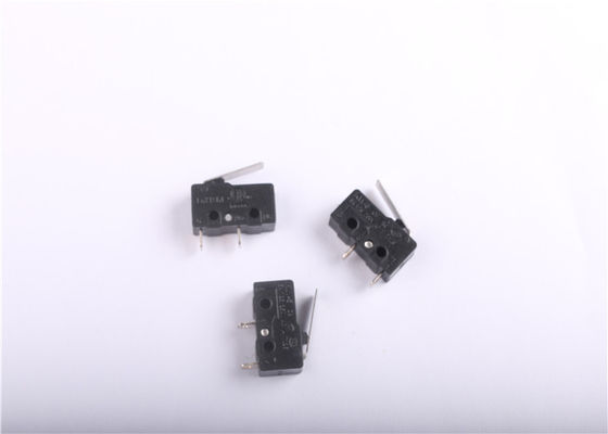 Interruptor de eje de balancín micro del alto rendimiento, mini interruptor rápido 12V DC de la acción con la palanca