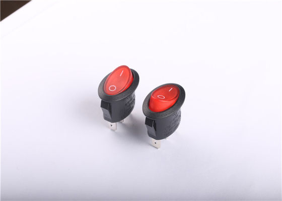 3 interruptor de eje de balancín oval rojo del botón T85 de la manera 3P con las diversos palancas y terminales