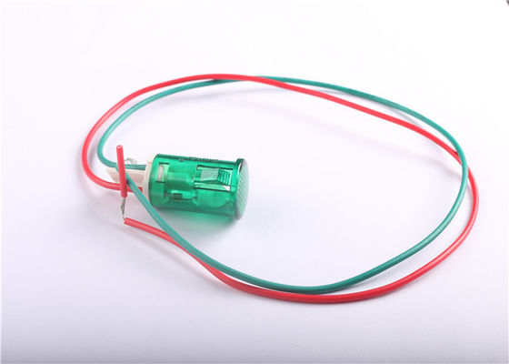 Indicadores luminosos de la prenda impermeable del verde de DC12V AC220V, soporte llevado del panel de las lámparas indicadoras